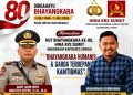 HUT Bhayangkara ke- 80, Kapolres Sergai Tuai Penghargaan Dari HIMA KRS Sumut