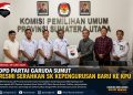 Partai Garuda Sumut Serahkan SK Kepengurusan Baru ke KPU