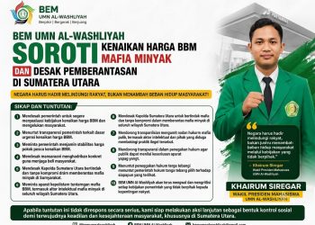 Soroti Kenaikan BBM dan Maraknya Mafia Minyak, BEM UMN Al-Washliyah Desak Ketegasan Kapolda Sumut