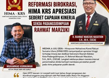 Kawal Reformasi Birokrasi, HIMA KRS Apresiasi Sederet Capaian Kinerja Sekda Padangsidimpuan Rahmat Marzuki