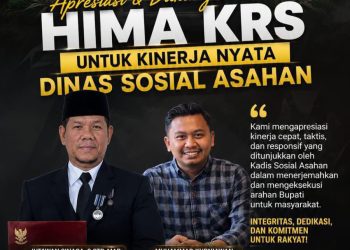 HIMA KRS Apresiasi Gerak Cepat dan Integritas Kadis Sosial Asahan Jutawan Sinaga