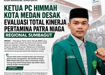 Ketua PC HIMMAH Kota Medan Desak Evaluasi Total Kinerja Pertamina Patra Niaga Regional Sumbagut