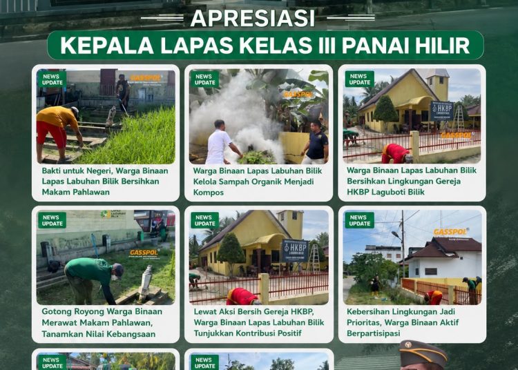 Puji Program Pembinaan Berdampak Masyarakat, PW HIMMAH Sumut sebut Lapas Labuhan Bilik Contoh Inovatif