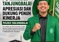 PC HIMMAH Tanjungbalai Apresiasi dan Dukung Penuh Kinerja Polres Tanjungbalai