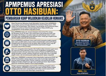 Soroti Reformasi Sistem Hukum Pidana Modern, APMPEMUS Puji Langkah Otto Hasibuan