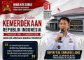 Momentum Bulan Kemerdekaan RI, Hima KRS Apresiasi Kinerja Progresif Kalapas Tanjungbalai, Refin Tua Simanullang