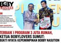 Terbaik I Program 3 Juta Rumah, Ketua Bobylovers Sumut: Bukti Nyata Kepemimpinan Bobby Nasution