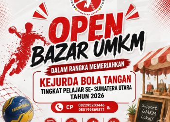 ABTI Sumatera Utara Buka Bazaar UMKM untuk Meriahkan Kejurda Bola Tangan Pelajar 2026