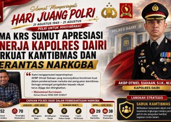 Hari Juang Polri, HIMA KRS Apresiasi Kinerja AKBP Otniel Siahaan Perkuat Kamtibmas dan Berantas Narkoba