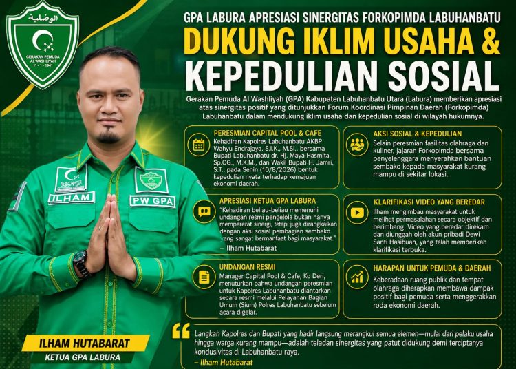 GPA Labura Nilai Kehadiran Kapolres dan Bupati di Grand Opening Capital Pool Dorong Ekonomi Daerah