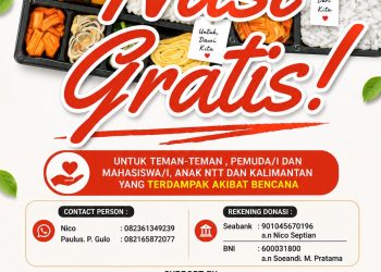 Nasi Gratis, Gerakan Solidaritas untuk Pemuda dan Mahasiswa Terdampak Bencana NTT dan Kalimantan
