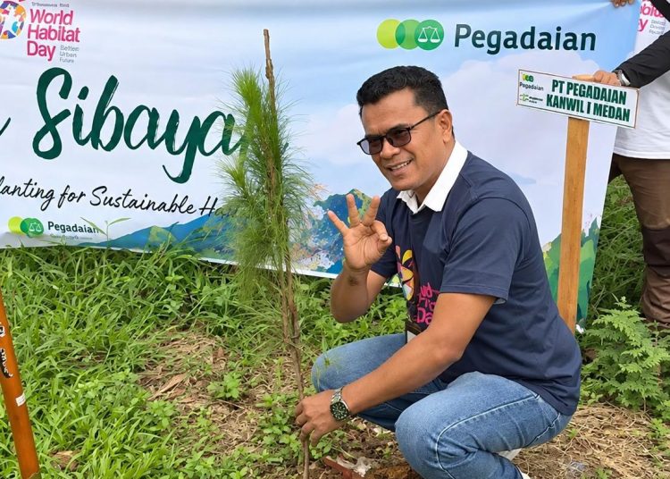 Pegadaian Gelar Green Sibayak, Ajak 100 Pelajar Peduli Kelestarian Lingkungan