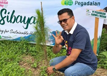 Pegadaian Gelar Green Sibayak, Ajak 100 Pelajar Peduli Kelestarian Lingkungan