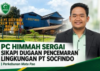 PC HIMMAH Sergai Sikapi Dugaan Pencemaran Lingkungan PT Socfindo Perkebunan Mata Pao