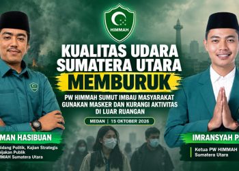 Kualitas Udara Memburuk, HIMMAH Sumut Imbau Gunakan Masker dan Kurangi Aktivitas Luar Ruangan