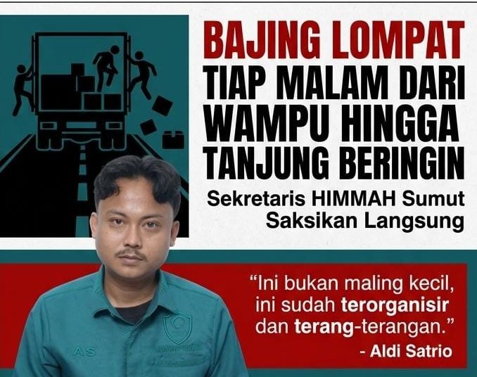 Bajing Lompat Tiap Malam Dari Wampu Hingga Tanjung Beringin, Sekretaris HIMMAH Sumut Saksikan Langsung