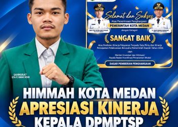 HIMMAH Kota Medan Apresiasi Kinerja Kepala DPMPTSP Rasyid Ridho Nasution Raih Predikat “Sangat Baik”
