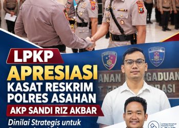 LPKP Apresiasi Kasat Reskrim Polres Asahan AKP Sandi Riz Akbar, Dinilai Strategis Untuk Penegakan Hukum