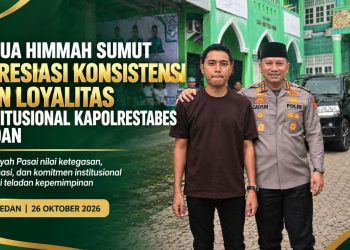 Ketua HIMMAH Sumut Apresiasi Konsistensi dan Loyalitas Institusional Kapolrestabes Medan