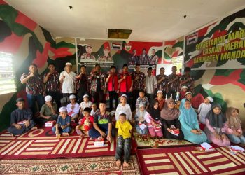 Laskar Merah Putih Markas Cabang Madina Santuni Anak Yatim Piatu, Peringati HUT LMP ke 26